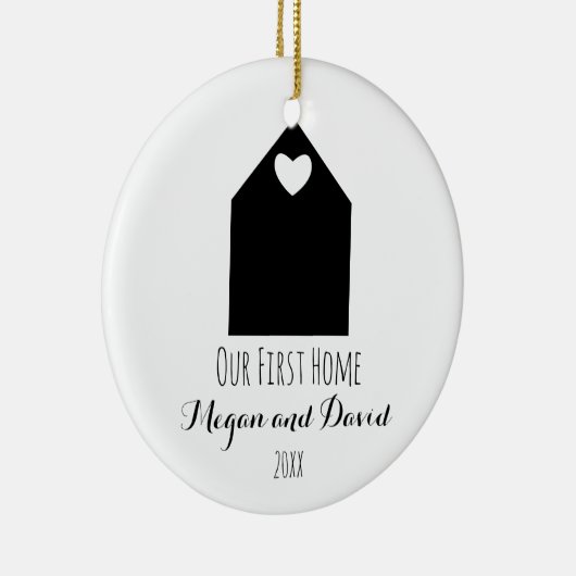 Onze eerste thuisversiering | Minimale en moderne Keramisch Ornament (Rechts)