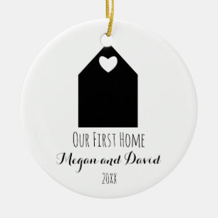 Onze eerste thuisversiering Minimale en moderne Keramisch Ornament