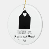 Onze eerste thuisversiering | Minimale en moderne Keramisch Ornament (Links)