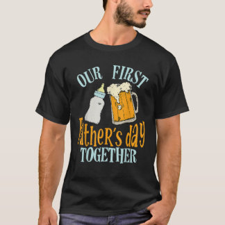 Onze eerste vaderdag samen papa t-shirt
