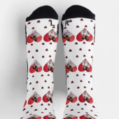 Onze eerste Valentijnsdag als Mr en Mrs Foto Sokken (Top)