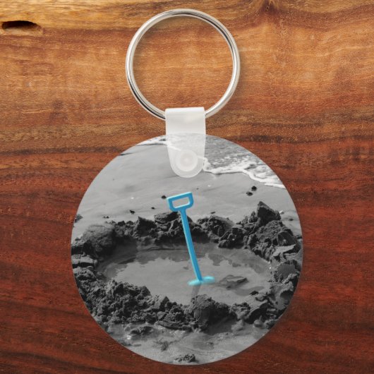 onze eigen pool sleutelhanger (Voorkant)