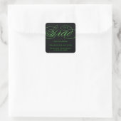 ONZE ELEGANTE SCRIPT GRAD | BEDANKT STICKER (Tas)