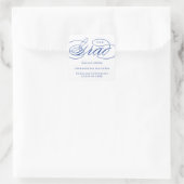 ONZE ELEGANTE SCRIPT GRAD | BEDANKT STICKER (Tas)