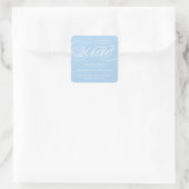 ONZE ELEGANTE SCRIPT GRAD | BEDANKT STICKER (Tas)