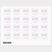 ONZE ELEGANTE SCRIPT GRAD | BEDANKT STICKER (Vel)