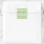 ONZE ELEGANTE SCRIPT GRAD | BEDANKT STICKER (Tas)
