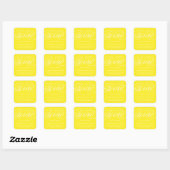 ONZE ELEGANTE SCRIPT GRAD | BEDANKT STICKER (Vel)