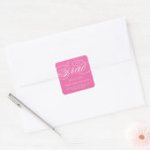 ONZE ELEGANTE SCRIPT GRAD | BEDANKT STICKER (Envelop)