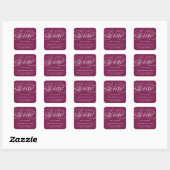 ONZE ELEGANTE SCRIPT GRAD | BEDANKT STICKER (Vel)