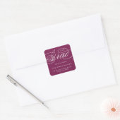 ONZE ELEGANTE SCRIPT GRAD | BEDANKT STICKER (Envelop)