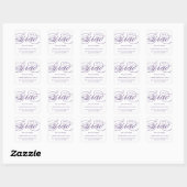 ONZE ELEGANTE SCRIPT GRAD | BEDANKT STICKER (Vel)