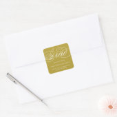 ONZE ELEGANTE SCRIPTIE GRAD | BEDANKT STICKER (Envelop)