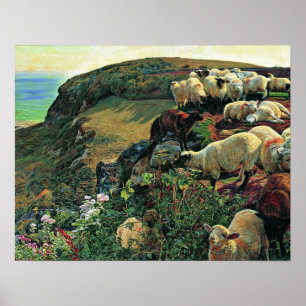 Onze Engelse kust van William Holman Hunt Poster