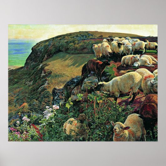 Onze Engelse kust van William Holman Hunt Poster (Voorkant)