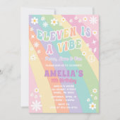 Onze est une invitation d'anniversaire vibe (Devant)