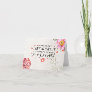 Onze familie groeit met 2 kleine Ultrageluiden van Kaart