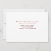 Onze familie heeft Custom House Photo Red Moving Aankondiging (Achterkant)