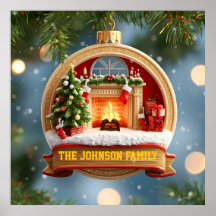 Onze Familie Kerst Magie Ornament