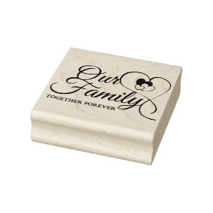 Onze familie rubberstempel