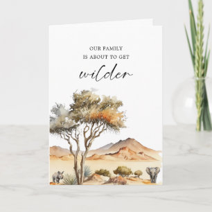 Onze familie wordt wilder, zoöloog, aanstaande oud kaart