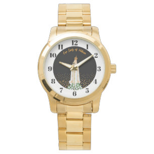 Onze Fatima Processie van kaarsen Horloge