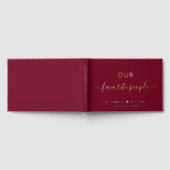 Onze favoriete mensen Bourgogne bruiloft Gastenboek (Volledig)