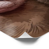 Onze Ferrets stoïques Poster Wall Art (Coin)