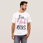 Onze Flock Rocks Flamingo Moederdag Gift T-shirt (Voorkant volledig)