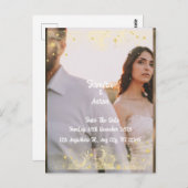 Onze Forever Begins: De bruiloft van Briefkaart (Voorkant / Achterkant)