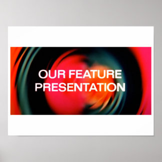 Onze functiepresentatie (matte print) poster