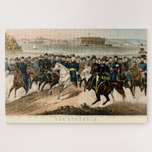 Onze generaals, herstelden de  burgeroorlog van 18 legpuzzel