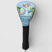 Onze Golfin' Queen Custom Foto Gepersonaliseerd Golfheadcover (Voorkant)