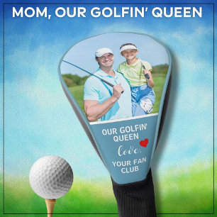 Onze Golfin' Queen Custom Foto Gepersonaliseerd Golfheadcover