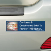 ONZE Grondwet Bumpersticker (Op auto)