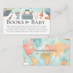 Onze Grootste Avonturen Kaartenboeken voor Baby Sh Informatiekaartje