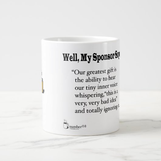 Onze grootste cadeau... jumbo mok (Voorkant)