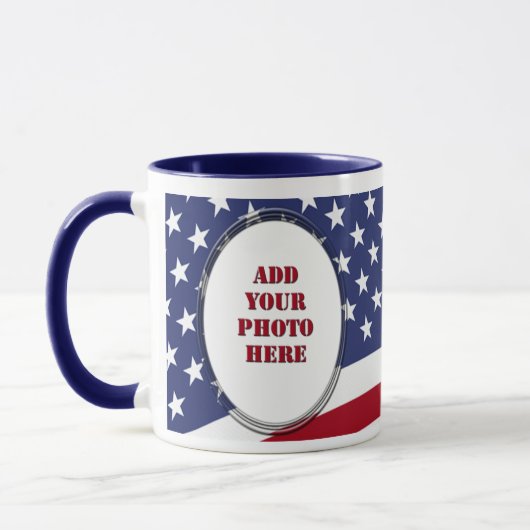 Onze helden - voeg uw foto toe mok (Links)