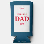 Onze Hero Dad Vaderdag - Rood, Wit & Blauw (Voorkant)