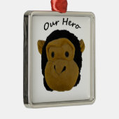 Onze Hero Metalen Ornament (Rechts)