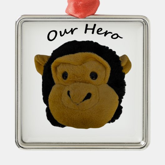 Onze Hero Metalen Ornament (Voorkant)