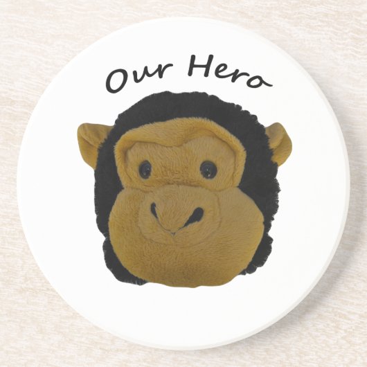 Onze Hero Zandsteen Onderzetter (Voorkant)