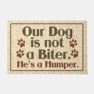 Onze hond is geen bittere Humor Deurmat