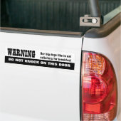 Onze honden EAT Solicitors Bumpersticker (Op Truck)