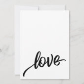 Onze Huwelijk Vieren Script Bruiloftsreceptie Kaart (Achterkant)