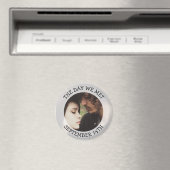 Onze huwelijksdatum - Aangepaste herinnering Magne Magneet (Insitu (Vaatwasser))