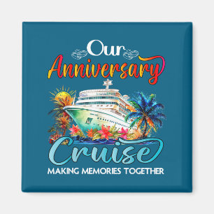 Onze huwelijksjubileum cruise echtgenoot echtgenot magneet
