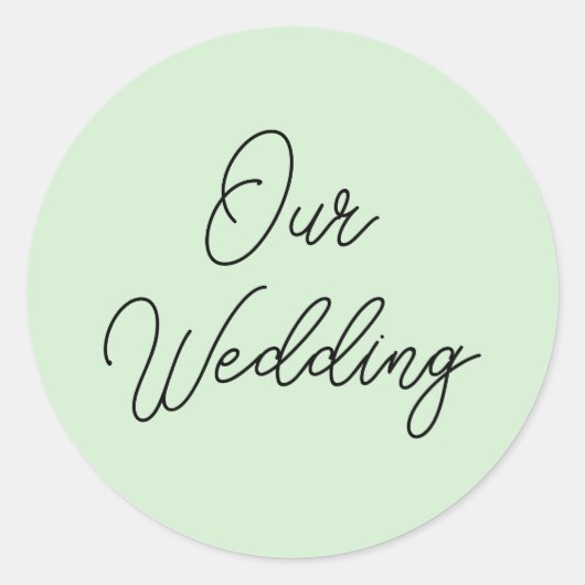 Onze huwelijksuitnodiging zegels (Voorkant)