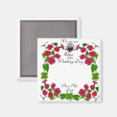 Onze Ierse bruiloft-Save Deze datum Magneet (Voorkant / Achterkant)