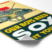 Onze jongens hebben sox nodig - breid je beetje aa poster (Hoek)